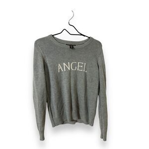 Grey and white super comfy crewneck shirt